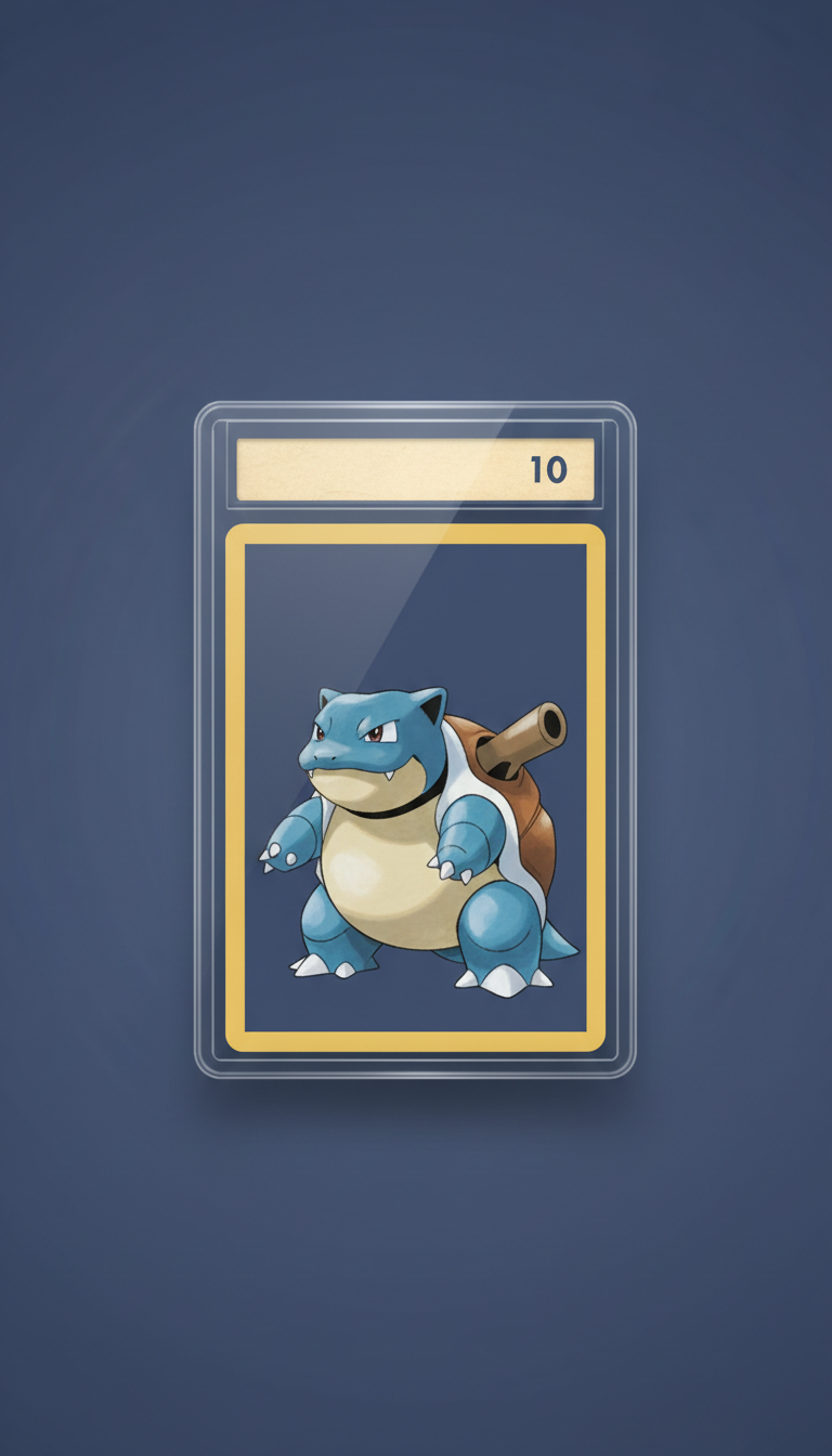 Shadowless Blastoise Graded Card